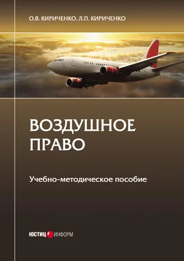 Людмила Кириченко Воздушное право обложка книги