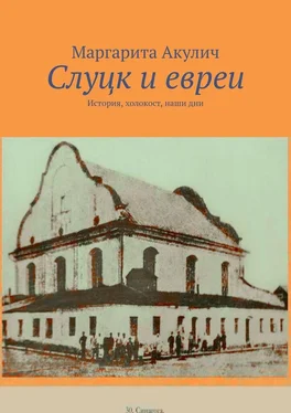 Маргарита Акулич Слуцк и евреи. История, холокост, наши дни обложка книги