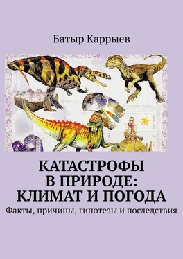 Батыр Каррыев Катастрофы в природе: климат и погода. Факты, причины, гипотезы и последствия обложка книги