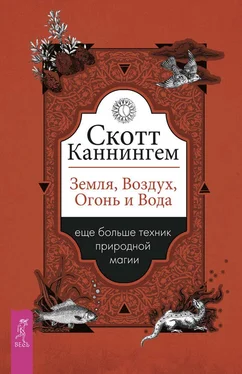 Скотт Каннингем Земля, Воздух, Огонь и Вода: еще больше техник природной магии обложка книги