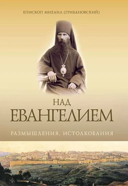 Епископ Михаил (Грибановский) Над Евангением. Размышления, истолкования обложка книги