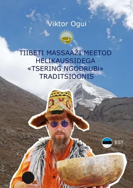 Viktor Ogui Tiibeti massaaži meetod helikaussidega «Tsering Ngodrubi» traditsioonis обложка книги