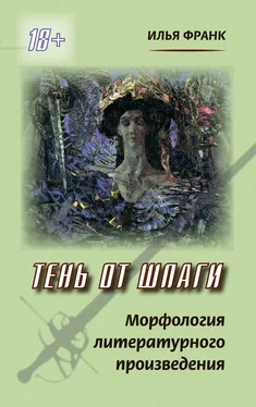 Илья Франк Тень от шпаги. Морфология литературного произведения обложка книги