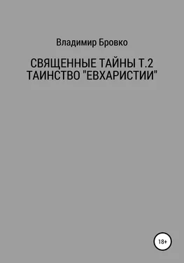 Владимир Бровко Священные Тайны Т.2 ЕВХАРИСТИЯ обложка книги