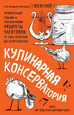 Инна Метельская-Шереметьева Кулинарная КОНСЕРВАтория. Проверенные годами и поколениями рецепты заготовок от классических до экзотических обложка книги