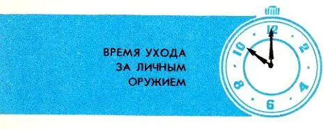 Время ухода за личным оружием ОРУЖИЕ ЛЮБИТ ЛАСКУ Оружие любит ласку чистку - фото 28