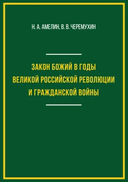 Николай Амелин Закон Божий в годы Великой российской революции и Гражданской войны обложка книги