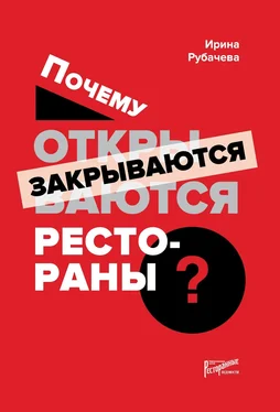 Ирина Рубачева Почему открываются / закрываются рестораны обложка книги