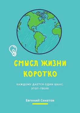 Евгений Сенатов Смысл жизни коротко. Каждому дается один шанс. Этот – твой! обложка книги