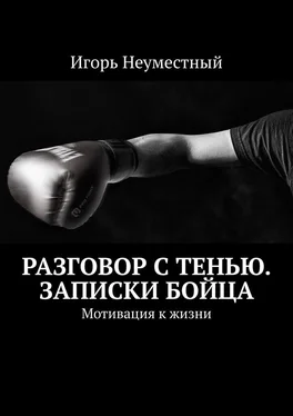 Игорь Неуместный Разговор с тенью. Записки бойца. Мотивация к жизни обложка книги