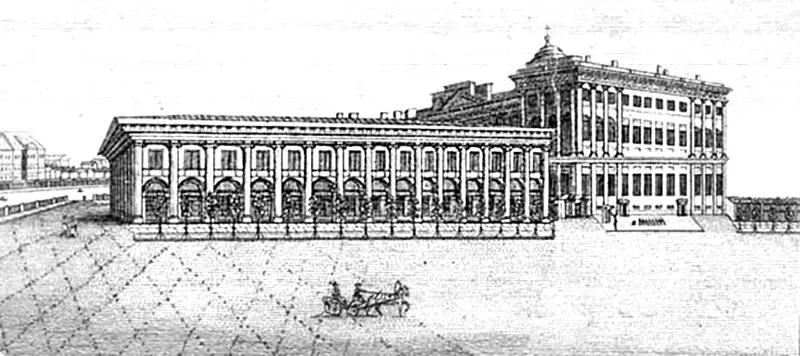 Аничков дворец и Здание Кабинета ЕИВ 1825 г Вид Аничкова дворца и - фото 24