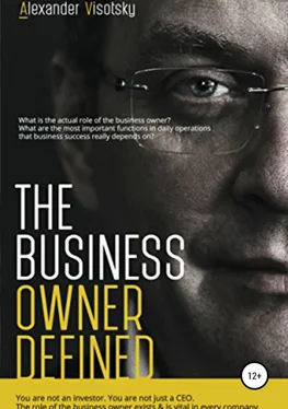 Александр Высоцкий A Job Description for the Business Owner обложка книги