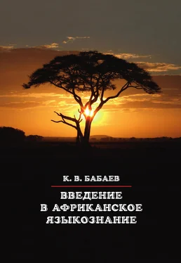 Кирилл Бабаев Введение в африканское языкознание обложка книги