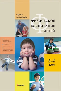 Лариса Соколова Физическое воспитание детей 3–4 лет обложка книги
