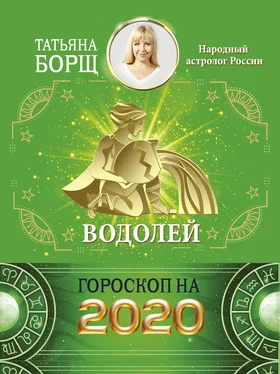 Татьяна Борщ Водолей. Гороскоп на 2020 год обложка книги
