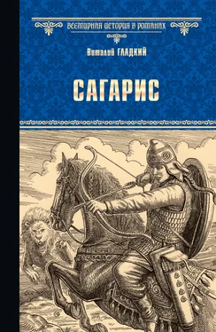 Виталий Гладкий Сагарис. Путь к трону обложка книги