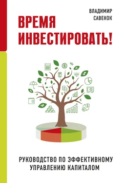 Владимир Савенок Время инвестировать! Руководство по эффективному управлению капиталом обложка книги