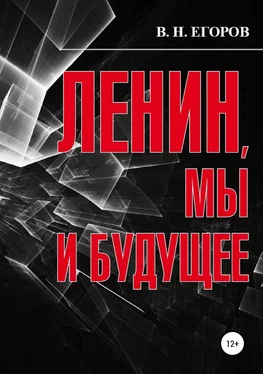 Вячеслав Егоров Ленин, мы и будущее. Опыт свободного и пристрастного анализа обложка книги
