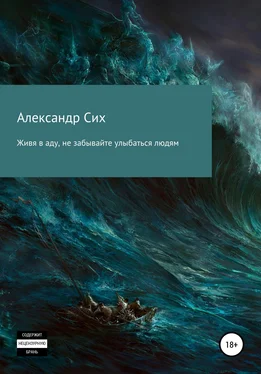 Александр Сих Живя в аду, не забывайте улыбаться людям обложка книги