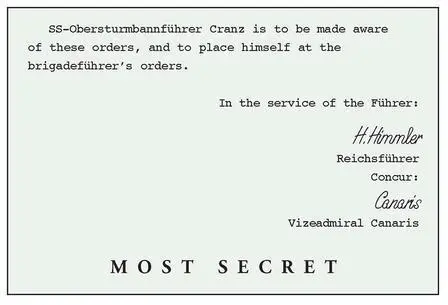 Von Wachtstein knows nothing of this right Cranz asked You didnt let - фото 22