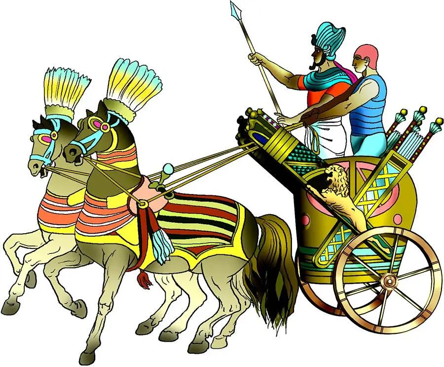 Ассирийская боевая колесница А в Древней Индии использовались боевые слоны Для - фото 3