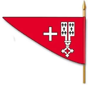 Средневековые швейцарские знамена с изображением креста 1 знамя округа - фото 6