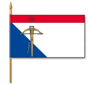 Средневековые швейцарские знамена с изображением креста 1 знамя округа - фото 8