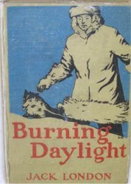 Jack London Burning Daylight обложка книги