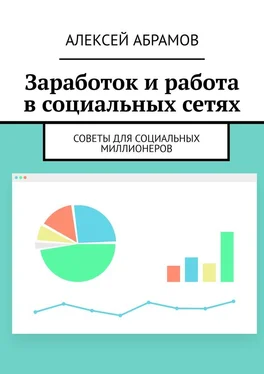 Алексей Абрамов Заработок и работа в социальных сетях. Советы для социальных миллионеров обложка книги