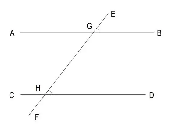 Рисунок 6 Если угол BGE DHG то AB CD Третье условие если две линии - фото 6