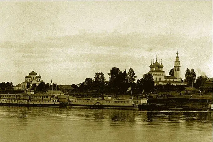 Молога Вид с реки Фото конца XIX в Всякая совместная поездка с кем бы то - фото 46