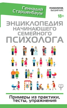 Геннадий Старшенбаум Энциклопедия начинающего семейного психолога обложка книги