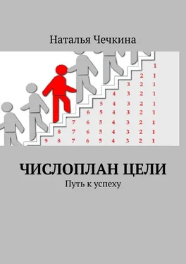 Наталья Чечкина Числоплан цели. Путь к успеху обложка книги