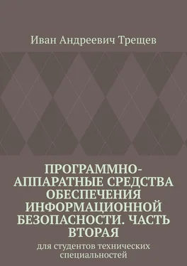 Иван Трещев Программно-аппаратные средства обеспечения информационной безопасности. Часть вторая. Для студентов технических специальностей обложка книги