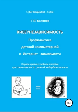 Григорий Каликин Кибернезависимость. Профилактика детской компьютерной и интернет-зависимости обложка книги