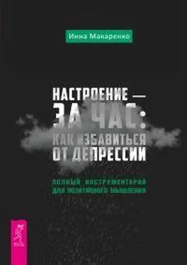 Инна Макаренко Настроение – за час: как избавиться от депрессии. Полный инструментарий для позитивного мышления обложка книги