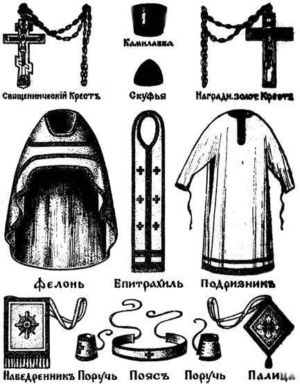 Облачение священника в православии См Закон Божий Руководство для семьи и - фото 6