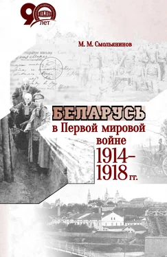 Михаил Смольянинов Беларусь в Первой мировой войне 1914-1918 гг. обложка книги