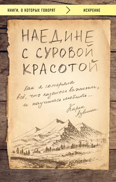 Карен Аувинен Наедине с суровой красотой. Как я потеряла все, что казалось важным, и научилась любить обложка книги