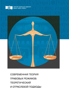 Оксана Солдаткина Современная теория правовых режимов: теоретический и отраслевой подходы