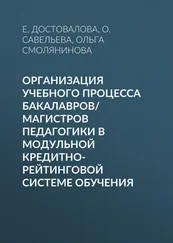 Е. Достовалова - Организация учебного процесса бакалавров/магистров педагогики в модульной кредитно-рейтинговой системе обучения