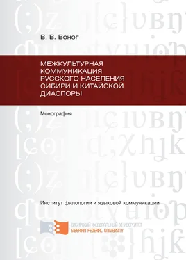 Вита Воног Межкультурная коммуникация русского населения Сибири и китайской диаспоры обложка книги