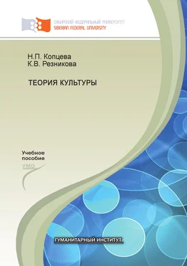 Наталья Копцева Теория культуры обложка книги