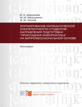 Фёдор Носков Формирование математической компетентности студентов направления подготовки «Прикладная информатика» на бипрофессиональной основе обложка книги