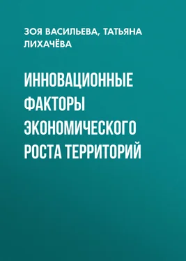 Зоя Васильева Инновационные факторы экономического роста территорий обложка книги