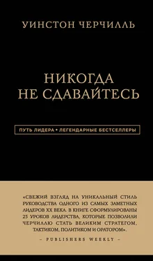 Уинстон Черчилль Никогда не сдавайтесь обложка книги