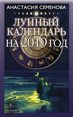 Анастасия Семенова Лунный календарь на 2019 год обложка книги