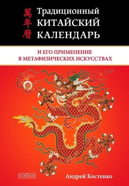 Андрей Костенко Традиционный китайский календарь и его применение в метафизических искусствах обложка книги