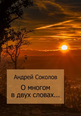 Андрей Соколов О многом в двух словах… обложка книги