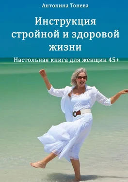 Антонина Тонева Инструкция стройной и здоровой жизни. Настольная книга для женщин 45+ обложка книги